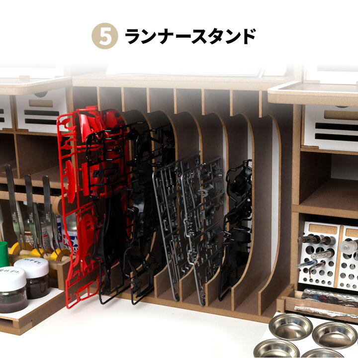 楽天市場 予約受付中 プラモデル 作業台 モデラー 作業机 模型工房 収納 模型工作台 Arttystation Symphony シンフォニー Ats 棚 模型 プラモデル 工具 収納 整理 デスク 塗料 飾り棚 プラモデル道具収納 ガンプラ棚 おすすめ プラモデル棚 90x63 8x30cm