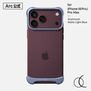�yArc �����z[ iPhone 18 Pro / iPhone 18 Pro Max �p] �A���~�E�}�b�g���C�g�u���[ BLUE �o���p�[ �P�[�X �w�� �A���~�o���p�[ �J�o�[ �A���~���� �ϏՌ� �~�j�}���f�U�C�� Arc Pulse �A�[�N�p���X
