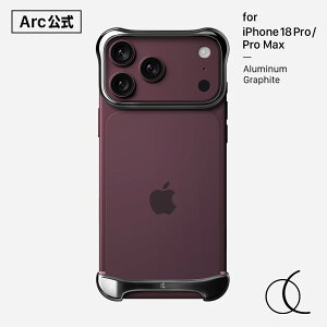 �yArc �����z[ iPhone 18 Pro / iPhone 18 Pro Max �p] �A���~�E�O���t�@�C�g GRIPHITE GRAY �o���p�[ �P�[�X �w�� �A���~�o���p�[ �J�o�[ Arc Pulse �A�[�N�p���X