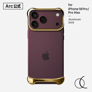 �yArc �����z[ iPhone 18 Pro / iPhone 18 Pro Max �p] �A���~�E�S�[���h GOLD �o���p�[ �P�[�X �w�� �A���~�o���p�[ �J�o�[ Arc Pulse �A�[�N�p���X
