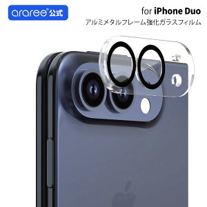araree iPhone Duo �����Y�ی�t�B���� 9H CORE MR �J������p �����K���X�t�B�� �����Y�ʃJ�o�[ �Z�p���[�g ������