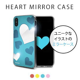 iPhone XS / X ケース DreamPlus Heart MIRROR CASE（ドリームプラス ハート ミラーケース）アイフォン カバー