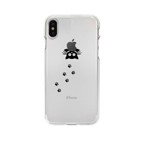 iPhone XS / X ケース Dparks ソフトクリアケース 泥棒ネコ（ディーパークス）アイフォン カバー