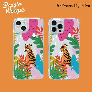 iPhone14 14Pro �P�[�X �N���A �J�o�[ BOOGIE WOOGI �I�[�����P�[�X Tiger | �^�C�K�[ iPhone14Pro �A�C�t�H��14 �A�C�t�H�� �o�b�N�J�o�[ ���� �z���O���� �N���A�P�[�X �w�ʃJ�o�[ TPU �ϏՌ� �L�����N�^�[