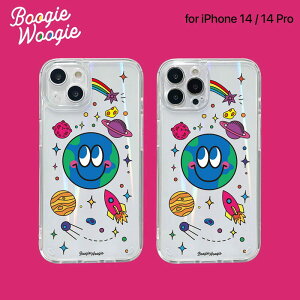 iPhone14 14Pro �P�[�X �N���A �J�o�[ BOOGIE WOOGI �I�[�����P�[�X Earth | �A�[�X iPhone14Pro �A�C�t�H��14 �A�C�t�H�� �o�b�N�J�o�[ ���� �z���O���� �N���A�P�[�X �w�ʃJ�o�[ TPU �ϏՌ� �L�����N�^�[ 