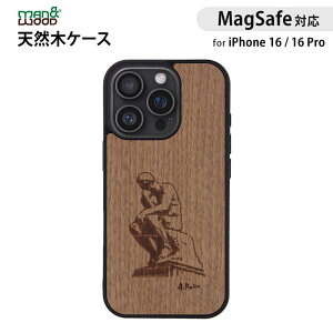 iPhone16/16Pro p MagSafeΉ VR؃P[X wʃJo[ ll Man&Wood ho E₷ Xgbvz[t ؖ ؐ X}zP[X }AhEbh ؍ lC