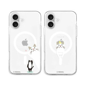 iPhone17/iPhoneAir/17Pro/17ProMax P[X Jo[ MagSafeΉ NAP[X abbifriends ^[` [CZXi] 킢 LN^[ CXg uh iphone16e ACz16e obNJo[ wʃJ