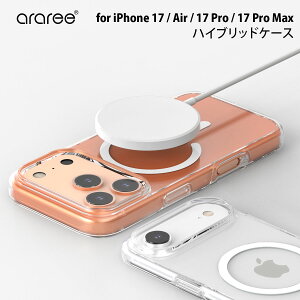[ iPhone 17 / iPhone Air / 17 Pro / 17 Pro Max p] ČRMILKi MagSafeΉ araree DUPLE M nCubh  NAP[XJo[ [EȒP ϏՌ\] ؍ uh ACzP[X