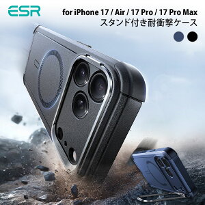 [ iPhone 17 / iPhone Air / 17 Pro / 17 Pro Max p] MagSafeΉ wʃJo[ ESR Cyber Armor X^ht ϏՌP[X ČRMILKi ϏՌ\ ACtH X}zP[X Jo[ for iPhone 16 / 16 Pro / 16 Pro Max