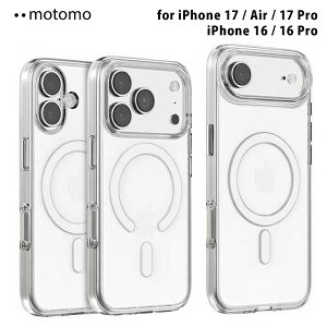 [iPhone 16 / 16 Pro] MagSafeΉ NAP[XJo[ motomo CLEAR CASE X}zP[X Jo[ g ؍ lC uh ACzP[X