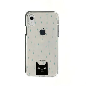 iPhone XR ケースDparks ソフトクリアケース 雨の日（ディーパークス）アイフォン カバー