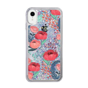 iPhone XR �P�[�X icover Sparkle case With Opium�i�A�C�J�o�[ �X�p�[�N���P�[�X �E�B�Y�I�s�E���j�L���L�� ���� ����� �O���b�^�[ ���� �A�C�t�H�� �J�o�[