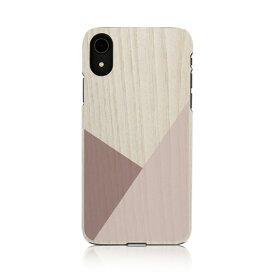 iPhone XR ケース天然木 Man&Wood Tulip（マンアンドウッド チューリップ）アイフォン カバー 木製