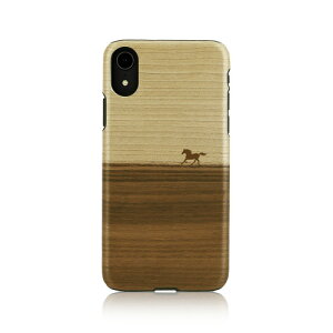 iPhone XR �P�[�X�V�R�� Man&Wood Mustang�i�}���A���h�E�b�h �}�X�^���O�j�A�C�t�H�� �J�o�[ �ؐ�