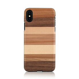 iPhone XS Max ケース天然木 Man&Wood Sabbia（マンアンドウッド サッビア）アイフォン カバー 木製