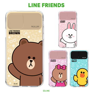 y󂠂 AEgbgz LINE FRIENDS iPhone 11 Pro P[X LEDŌ LIGHT UP CASE x[VbNiCtYj JXChŃJYی ACtH Jo[ nCubh wʃJo[^ 