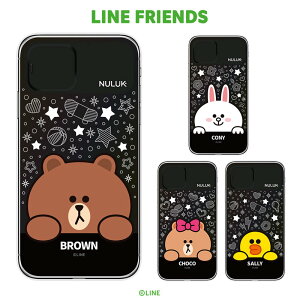 yKiz iPhone11 P[X Jo[ LINE FRIENDS LIGHT UP CASE X^[ | CtY wʃJo[ ACtHP[X 11 LL LEDtbVʒm n[hP[X  킢 CXg L