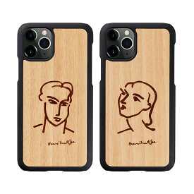 【正規品】 iPhone11Pro ケース カバー 木製 天然木 Man&Wood カティア / ナディア | 木目 ウッド ナチュラル 背面カバー アイフォン 11プロ おしゃれ 大人 かっこいい スリム ワイヤレス充電対応