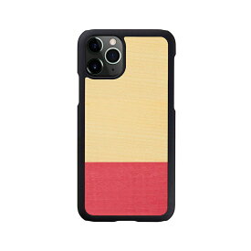 【正規品】 iPhone11Pro ケース カバー 木製 天然木 Man&Wood Miss match | 木目 ウッド ナチュラル 背面カバー アイフォン 11プロ おしゃれ 大人 かっこいい スリム ワイヤレス充電対応