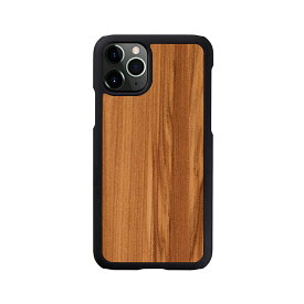 【正規品】 iPhone11ProMAX ケース カバー 木製 天然木 Man&Wood Cappuccino | 木目 ウッド ナチュラル 背面カバー アイフォン 11プロマックス おしゃれ 大人 かっこいい スリム ワイヤレス充電対応