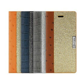 iPhone SE (第3世代 2022年 SE3) ケース カバー 【手帳型 本革】DreamPlus Wannabe Leathrer Diary [iPhone SE2/8/7] カード収納 ラインストーン ハンドメイド 女性 プレゼント 韓国 ブランド