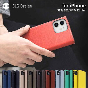 iPhone SE (3) P[X Jo[ y蒠^ {vzSLG Design Full Grain Leather Case [iPhone SE2/12 mini/8/7] J[h[ JY fB[X v[g Vv }OlbgȂ nhCh v 