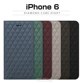 iPhone6s/6 ケース araree Diamond Cube Diary（アラリー ダイアモンドキューブダイアリー） アイフォン