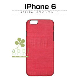【訳あり アウトレット】 iPhone6s/6 ケース 天然木 Man＆Wood Azalea （マンアンドウッド アザレア）アイフォン