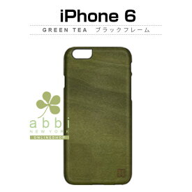 iPhone6s/6 ケース 天然木 Man＆Wood Green Tea （マンアンドウッド グリーンティー）ブラックフレーム マンアンドウッド,木目,木のケース,木製,ウッドケース,ウッドプレート,iPhone6 カバー,アイホン6 ケース,iPhone6 4.7イン カバー,