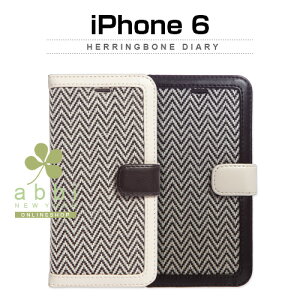 �y�󂠂� �A�E�g���b�g�z iPhone6s/6 �P�[�X ZENUS Herringbone Diary�i�[�k�X �w�����{�[���_�C�A���[�j�A�C�t�H��