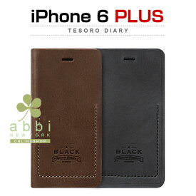 iPhone6s Plus/6 Plus ケース　 ZENUS Black Tesoro Diary （ブラックテソロダイアリー）手帳,フリップ,留め具なし,ダイアリー,
