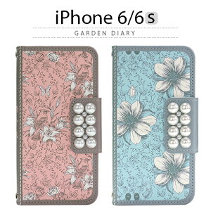 iPhone6s �P�[�X �蒠�^ Mr.H Garden Diary�i�~�X�^�[�G�C�` �K�[�f���_�C�A���[�j �p�[�� ���� �u���[ �s���N �� �X�}�z�P�[�X iPhone6s iPhone6sPlus iPhone�J�o�[ ������� �l�C �ʔ� ���킢�� ���� �A�C