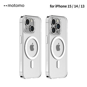 iPhone15 ケース MagSafe対応 クリアケースカバー motomo CLEAR CASE スマホケース カバー モトモ 韓国 人気 ブランド アイホンケース iPhone 14 / iPhone 13