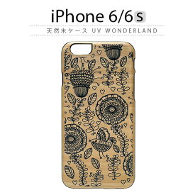 iPhone6s ケース 天然木 Man&Wood UV WonderLand（マンアンドウッド ワンダーランド）木製 木 木目 ブラックフレーム アジアン スマホケース iPhone6s iPhone6sPlus iPhoneカバー おしゃれ 人気 通販 かわいい 可愛い アイフォン6s アイホン6s
