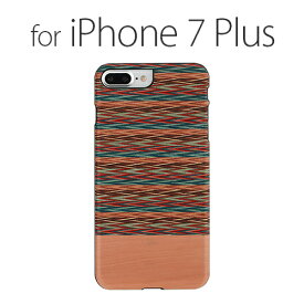 iPhone 8 Plus / 7 Plus 天然木ケース Man & Wood Browny check （マンアンドウッド ブラウニーチェック）アイフォン カバー 木製