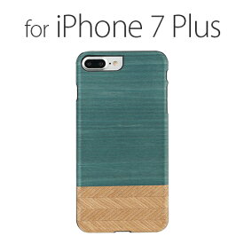 iPhone 8 Plus / 7 Plus 天然木ケース Man & Wood Denim （マンアンドウッド デニム）アイフォン カバー 木製