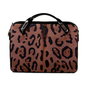 【abbi NY公式】PCバッグ・ブリーフケース レディース MelissaSuedeBriefcase(メリッサスエードブリーフケース )リンクス柄 おしゃれ abbi NY アビィニューヨーク