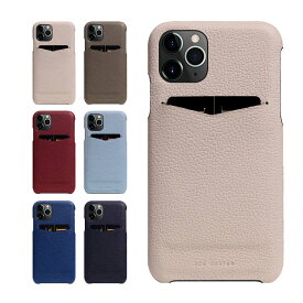 iPhone 11 Pro ケース 背面ケース 本革 SLG Design D8 Full Grain Leather Back Case フルグレインレザー パステル カラー 9色