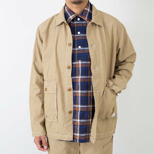 TURN ME ON(ターンミーオン) 雑誌Blue.掲載ダンガリーシャツJKT (BEIGE) (MENS)M/Lサイズ