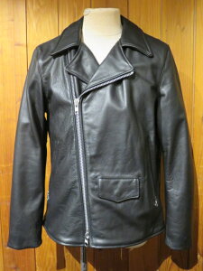 �g�j�[�^�C�Y�T��(TONY TAIZSUN)×�o���\��(VANSON)VANSON X TONY TAIZSUN DOUBLE RIDERS LEATHER JACKET���u���b�N���i�����Y�j38/40�T�C�Y����������