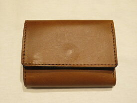 ■ロングディスタンス（LONGDISTANCE)■Buttero Leather Mini Wallet■ブラウン■日本製■送料無料