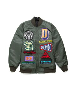 Deus Ex Machina(fEX GNX }Li) GENREWARS BOMBER JACKET iYjS/M/LTCY