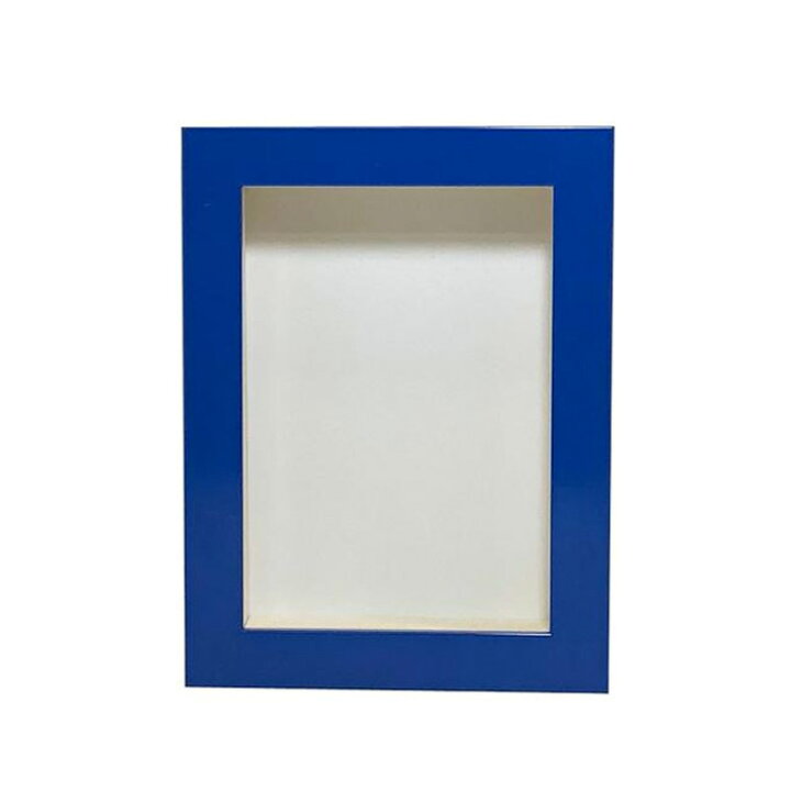 楽天市場 シャドーボックス用額 ポストカード用 ビビットブルー Ps 303bbu 手芸用品のabcクラフト