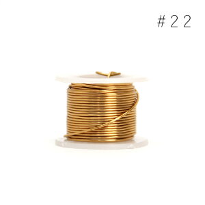 Artistic Wire アーティスティックワイヤー ミニスプールス ノンターニッシュブラス #22 メール便/宅配便可 aw-s-nb-22