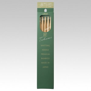 クロバー 棒針 匠 5本針 20cm ジャンボ8mm メール便/宅配便可  56-978