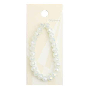 �K���X�r�[�Y ���E���h�J�b�g 6mm �I�p�[���z���C�g BJ-824 ���[����/��z�։�