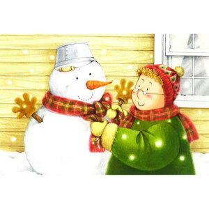 シャドープリント ABCクラフトオリジナル シャドープリント スノーマン メール便/宅配便可  ac-03-5