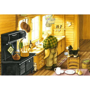 シャドープリント ABCクラフトオリジナル シャドープリント アッシュおじさんの自慢料理 メール便/宅配便可  ac-06-3