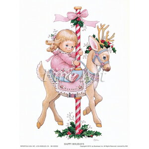 シャドープリント「メリーゴーランド」FA17-21 メール便/宅配便可