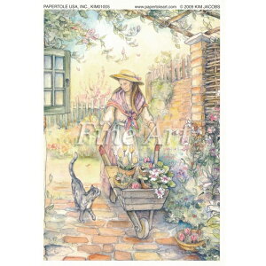 シャドープリント「ガーデニング」FA18-225 メール便/宅配便可